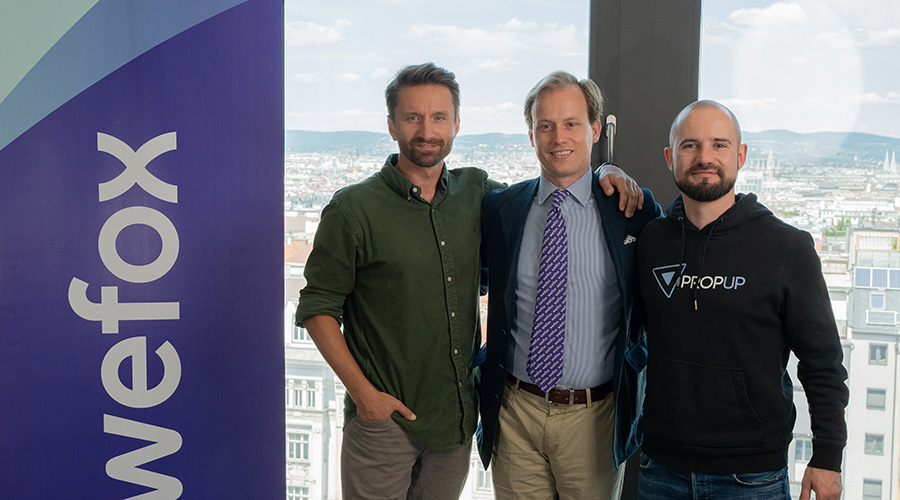 v.l.n.r Kristof Konstantin, Thomas Rettenwander, Michael Reikersdorfer